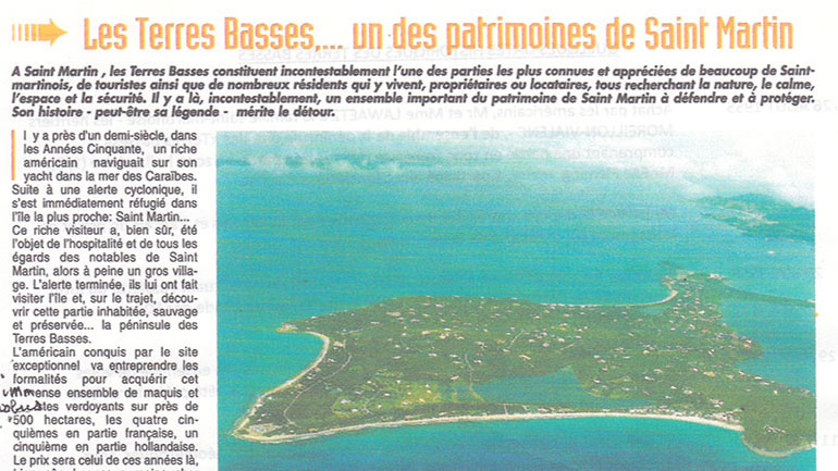 Historique des Terres Basses